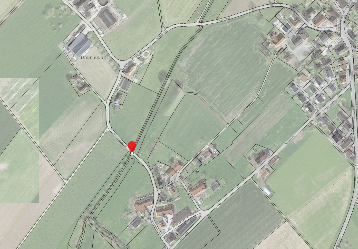 Standort der Sperrung