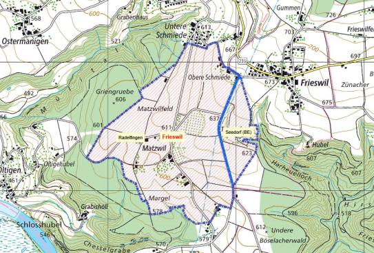 Feuerbrand - Gebiet mit geringer Prävalenz
