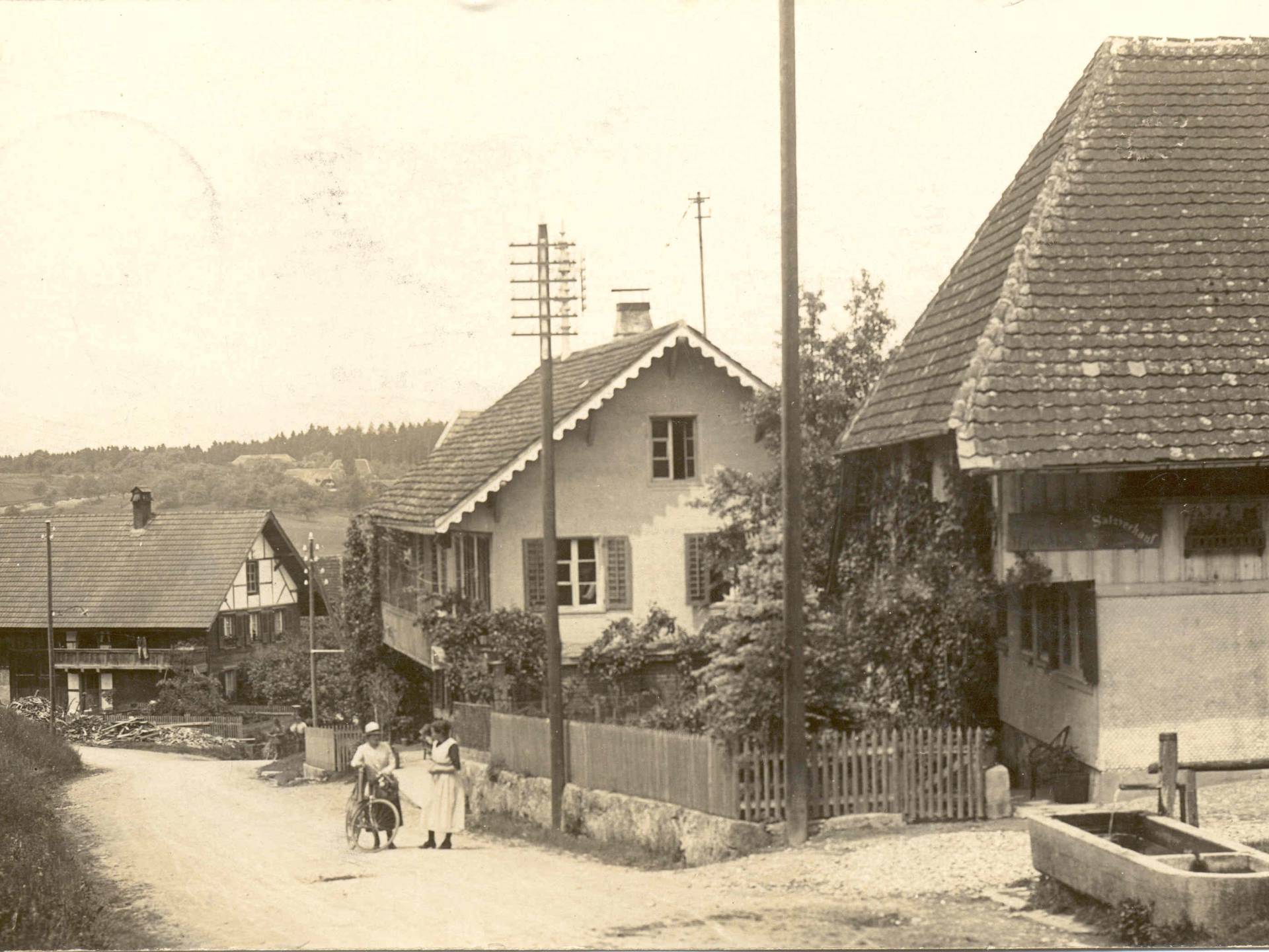 Postkarte Seedorf 1910