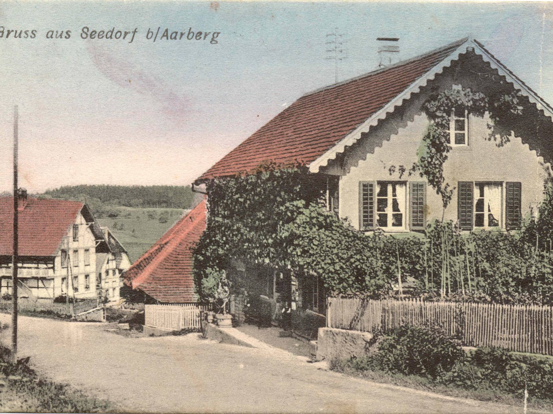 Postkarte Seedorf 1911
